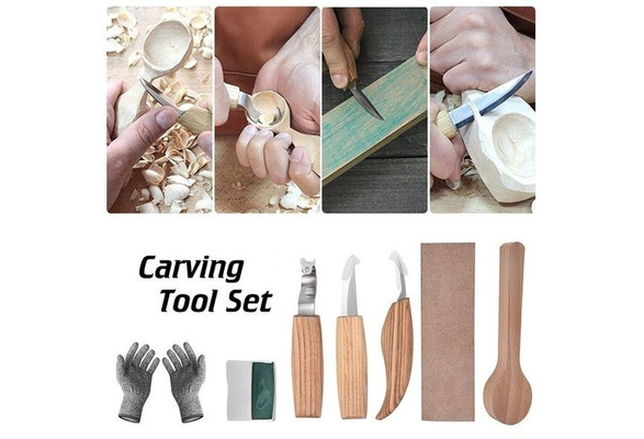 5/6/7Pcs/Set Wood Carving Tools,Wood Carving Kit,Include Wood Carving  Knife,Hook Knife,Whittling Knife, Detail Knife,Knife Sharpener,Whittling  Kit - Wood Carving Set - Carving Tools Woodworking